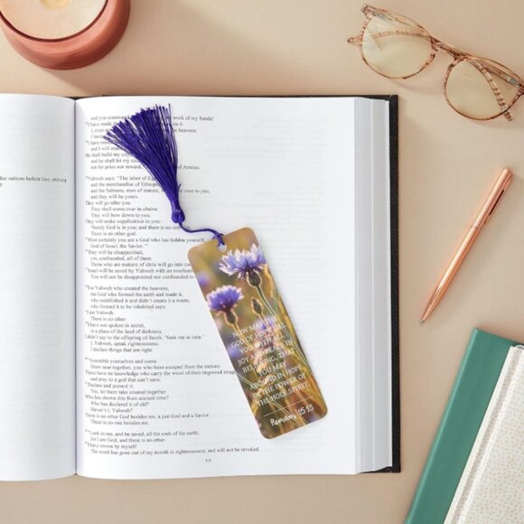 New Bible Verse Bookmarks with Tassel 2ct - Picture 2 of 4